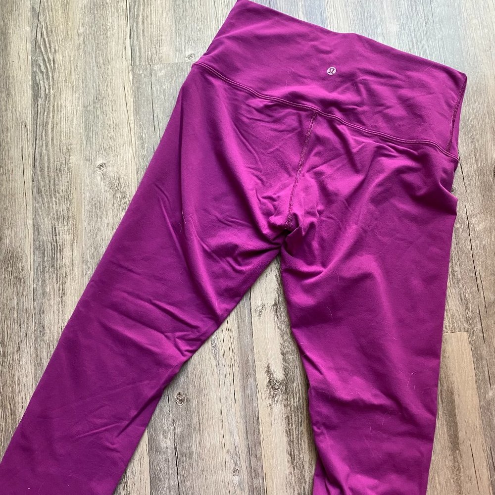 COPY - Lululemon Magenta Wunder Under Leggings
